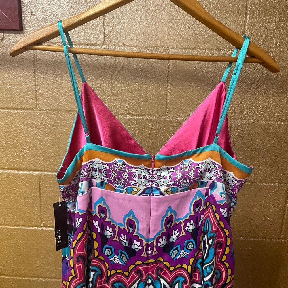 Boho Hippie - Fully Lined Paisley - Size 14 Dress - Picture 5 of 16
